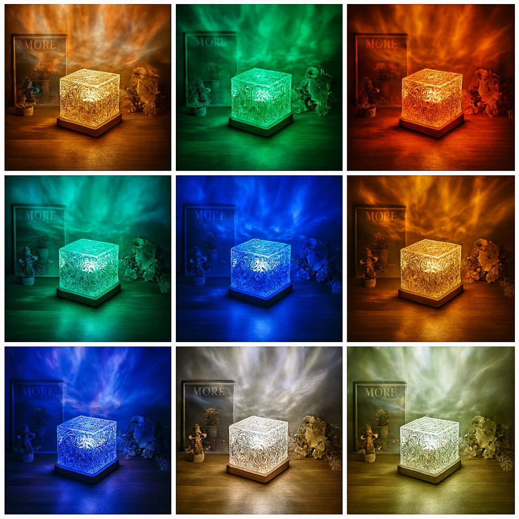 Lampe Vagues LED – Effet Eau & Lumière Zen | Zenova