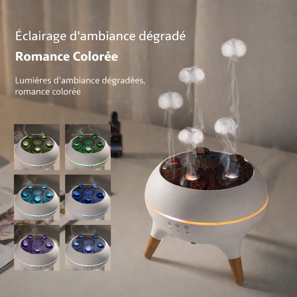 Zenova™ JellyFlow – Diffuseur Méduse Intelligent