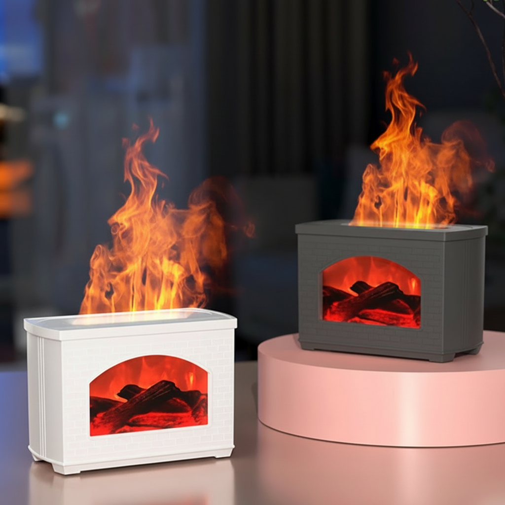 Diffuseur d’Arômes Effet Cheminée – Zenova™
Ambiance feu de bois • Brume apaisante • Bien-être immédiat