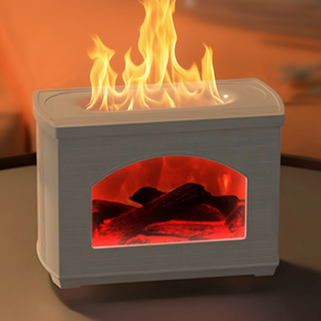 Diffuseur d’Arômes Effet Cheminée – Zenova™
Ambiance feu de bois • Brume apaisante • Bien-être immédiat