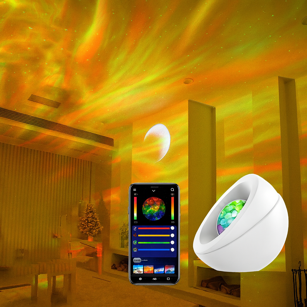 Projecteur Galaxie LED – Ciel Étoilé & Effet Relaxant | Zenova