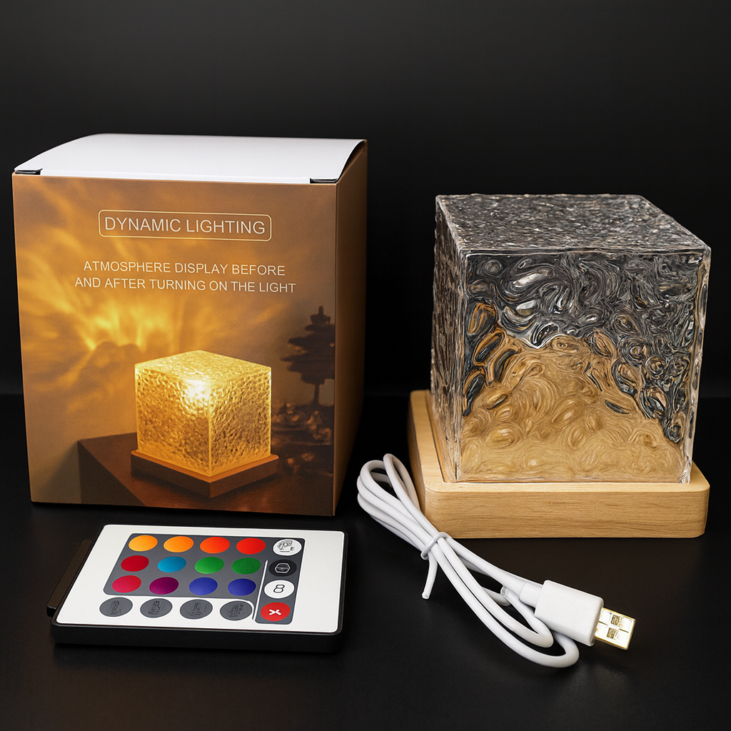 Lampe Vagues LED – Effet Eau & Lumière Zen | Zenova